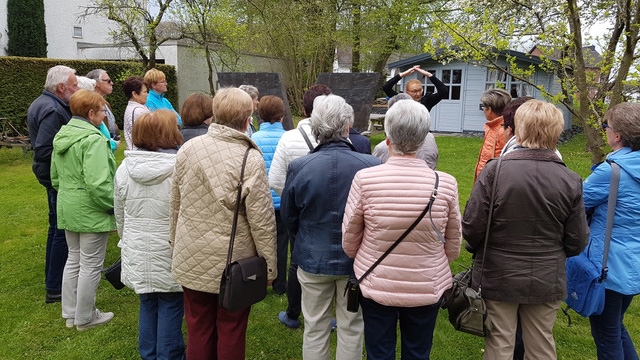 Besuchergruppe in Flammersfeld. Foto: Verbandsgemeinde Flammersfeld