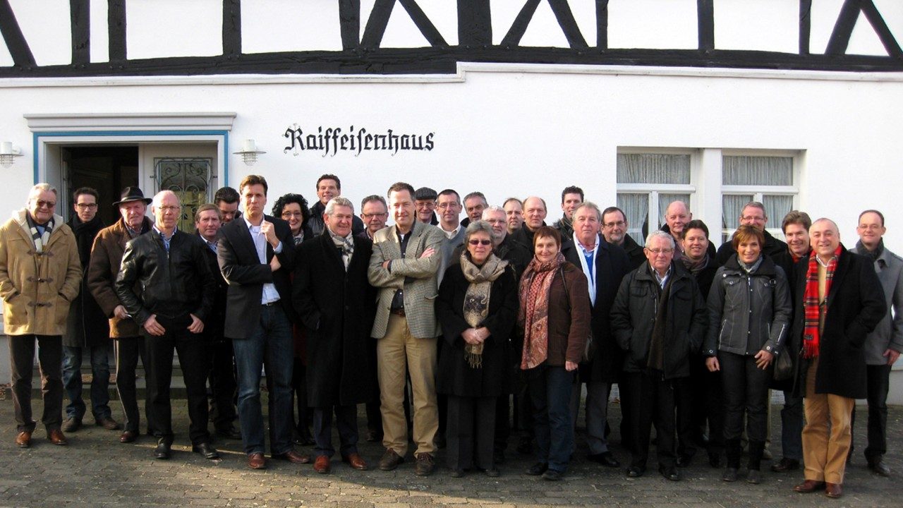 Besuchergruppe Rabobank Roermond. Foto: Raiffeisen-Gesellschaft