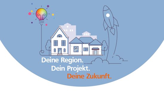 Motiv Förderpreis 2025 - Deine Region. Dein Projekt. Deine Zukunft.